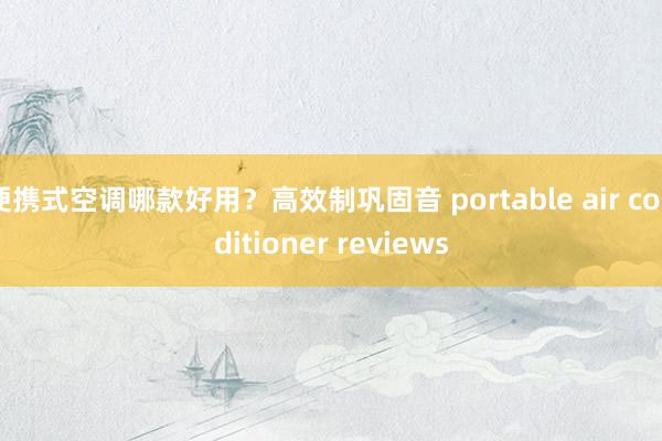 便携式空调哪款好用？高效制巩固音 portable air conditioner reviews